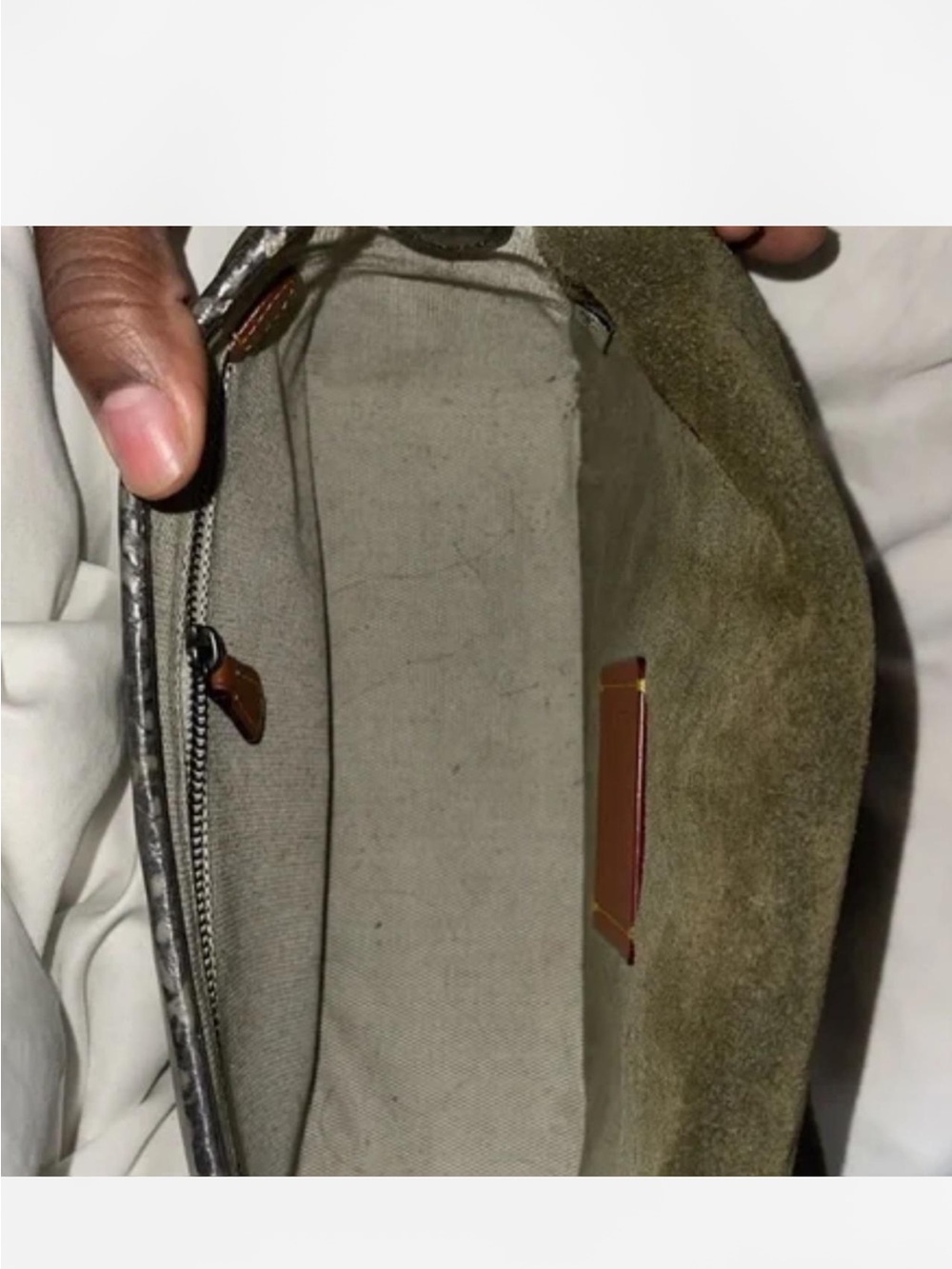RARE Coach Tabby Soft Leather With Snakeskin Detail Shoulder Bag - Picture 8 of 8